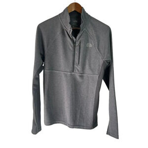 The North Face 1/2 Zip Pullover Sweatshirt Mens Size Small Gray